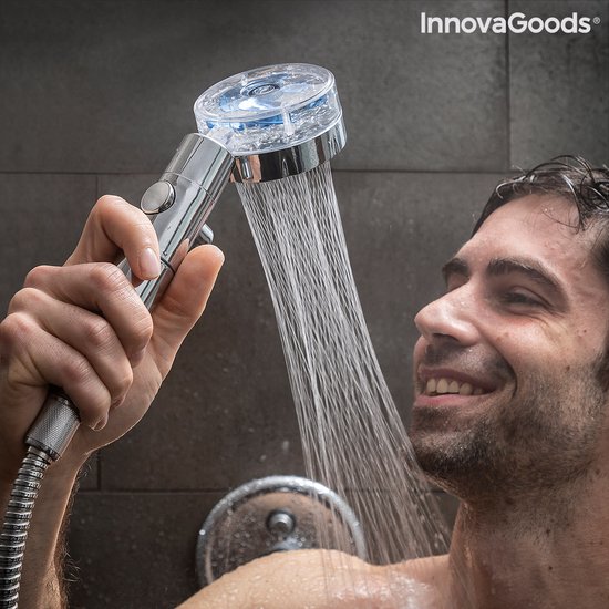 Eco-douche met drukpropeller en zuiveringsfilter Heliwer InnovaGoods |  bol.com