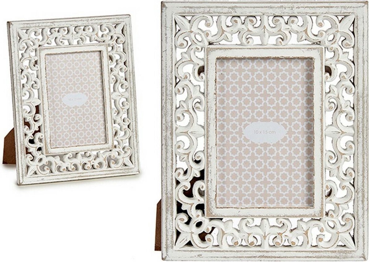Fotolijsten Wit Hout MDF (20 x 2 x 24,5 cm) (1 x 24,5 x 19,5 cm)