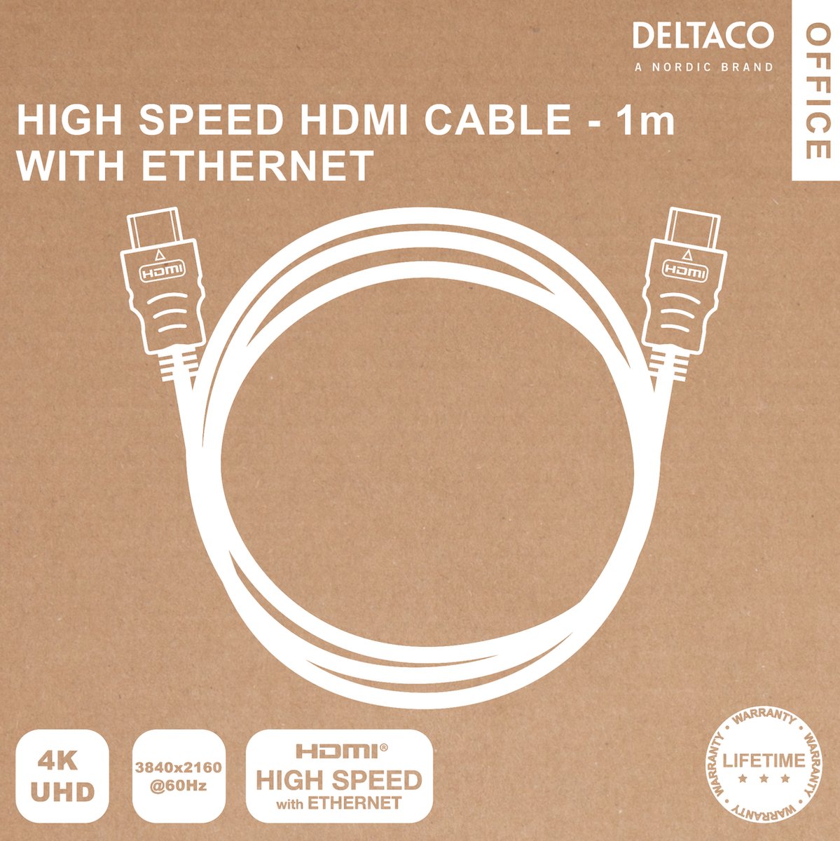 RCA HDMI Kabel High Speed Mit Ethernet - 1,5 M, 4K@60Hz, HDR, Dolby Vision, Perfekt Für TV & Konsolen