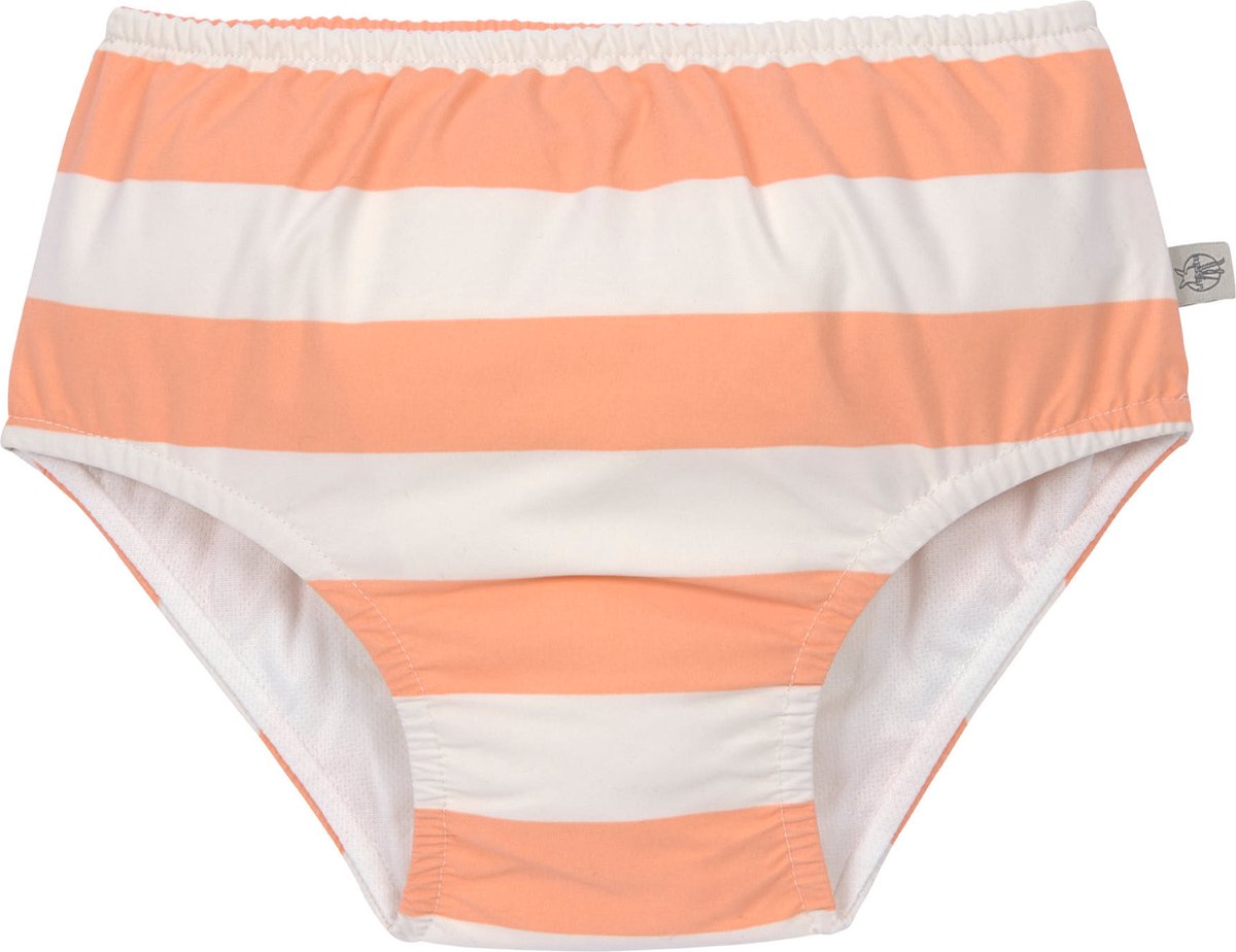 Lässig Zwembroekje met luier Splash & Fun Block Stripes milky/peach, 19-24 mnd. Maat 92