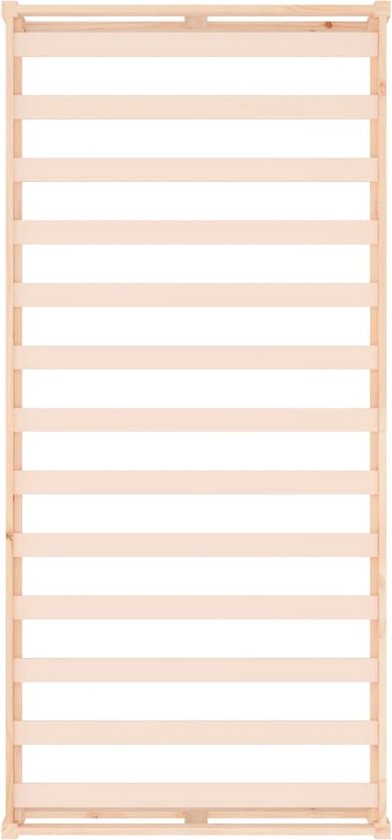 vidaXL Bois massif 90 x 200 cm