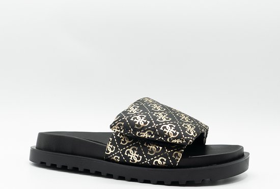 Guess Fabetzy Slippers - Dames - Zwart - Maat 38