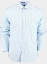 Gant Casual hemd lange mouw Blauw Reg broadcloth stripe BD 3062000/468