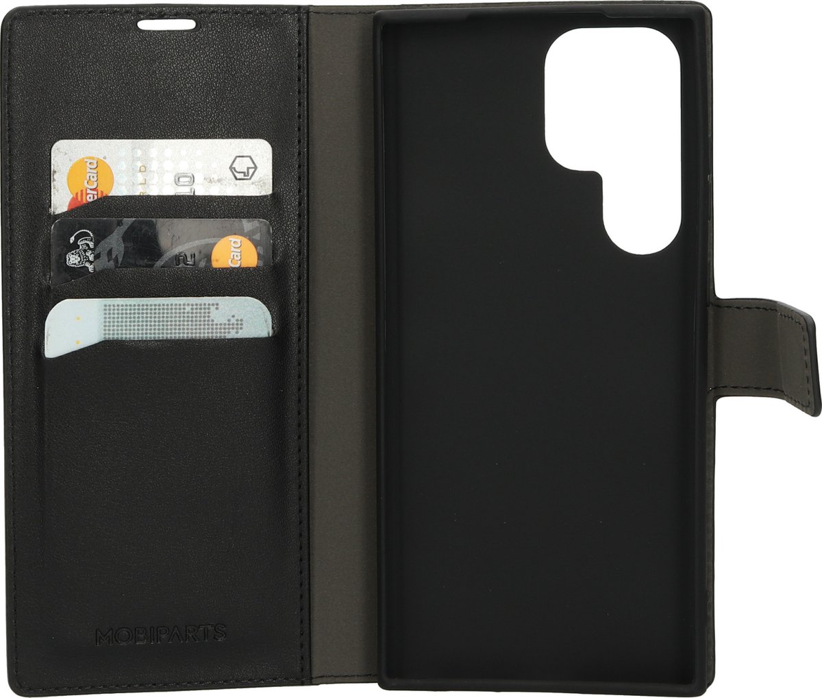 Mobiparts Samsung Galaxy S23 Ultra (2023) Zwart Boekhoesje