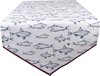 Clayre & Eef Tafelloper 50x160 cm Wit Blauw Katoen Vissen Tafelkleed