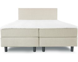 Boxspring Home - Compleet - Pocketvering - HR koudschuim - Beige - 200x210 cm