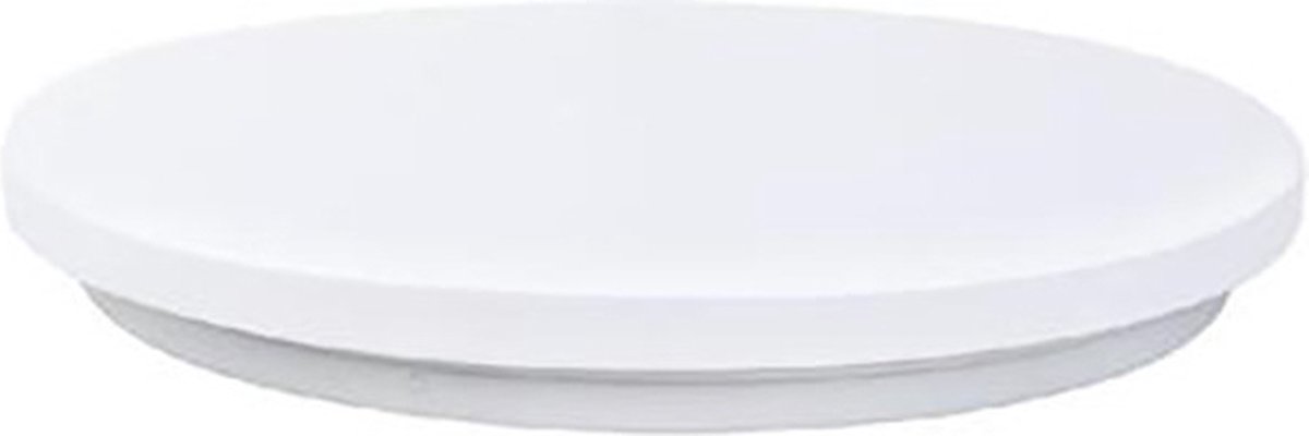 LED Plafondlamp - Opbouw Rond 24W - Helder/Koud Wit 6400K - Mat Wit Aluminium - Ø330mm