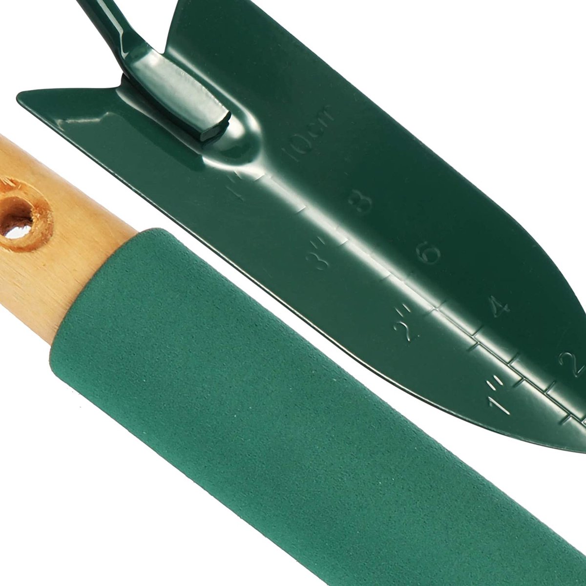 Fiskars tuingereedschapsset, 3-delig, bloemenhark, bloemenspaan, plantspaan, roestvrijstalen kop/kunststof steel, zwart/oranje, Ergo, 1027681