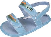 Sandales bébé bleues, crocodile, avec velcro / 3-6 m 17 EU