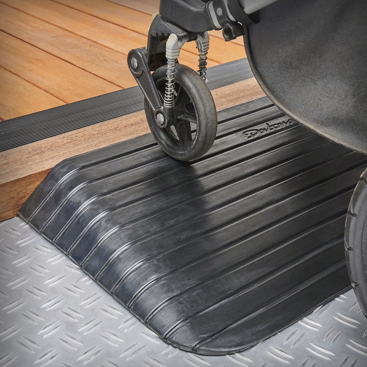 Goedkoopste Datona® - Drempelhulp van rubber 75mm 2 stuks