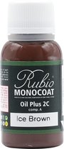 Rubio Monocoat Oil Plus 2C - Ecologische Houtolie in 1 Laag voor Binnenshuis - Ice Brown, 20 ml