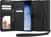 Spigen ACS05677, Étui avec portefeuille, Samsung, Galaxy S23 Plus, 16,8 cm (6.6"), Noir