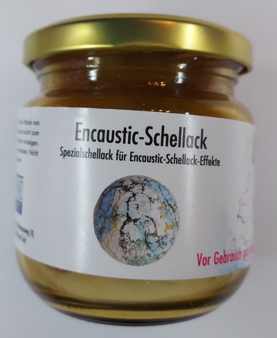 Shellack German Encaustic shellack Natuur Donker-100ml | bol.com