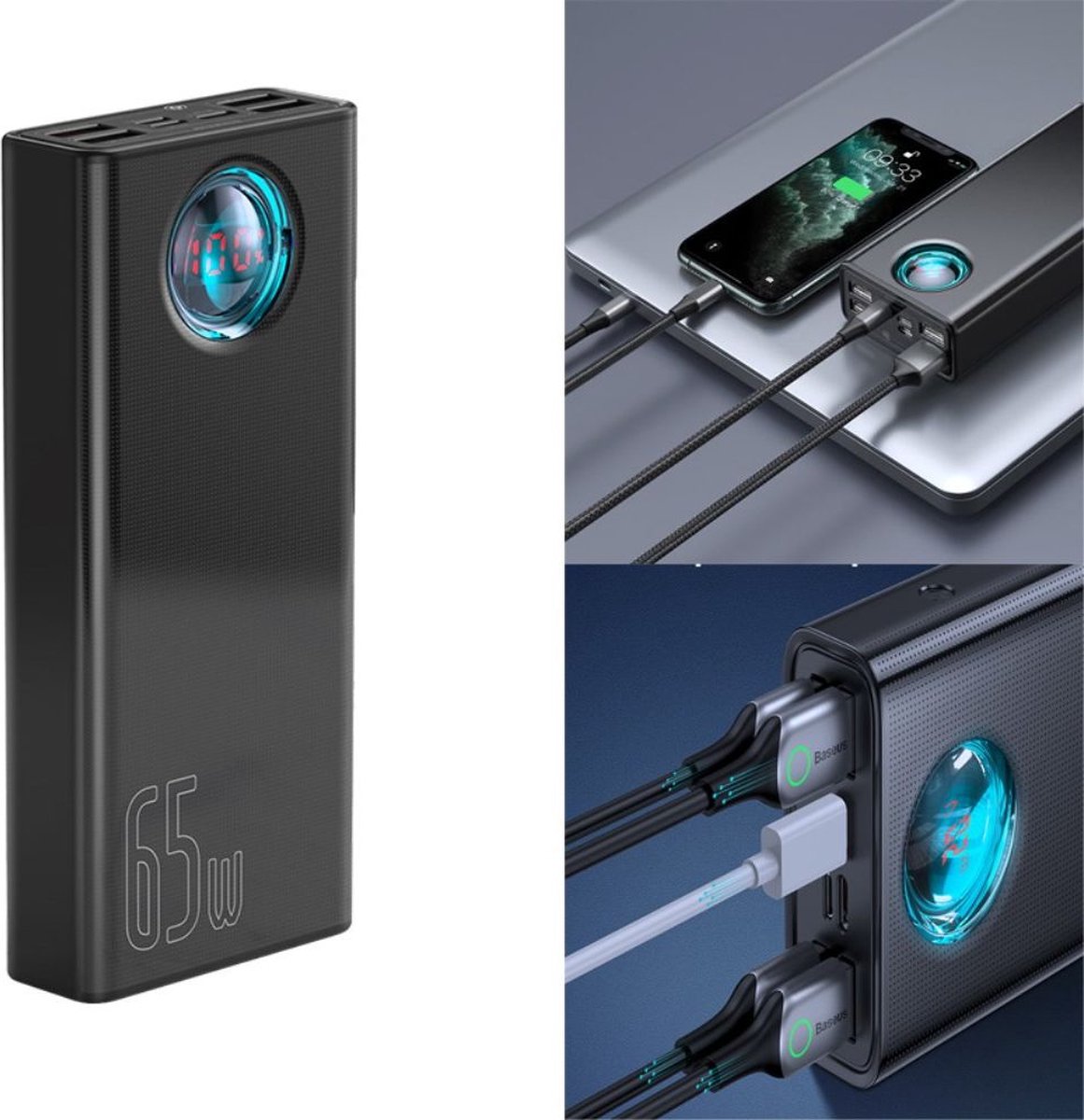 Achetez Baseus Blade Power Digital Affichage Fast Charging Power