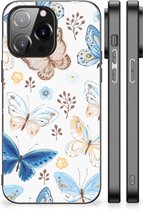 Dierenprint Telefoonhoesje geschikt voor iPhone 14 Pro Max Vlinder