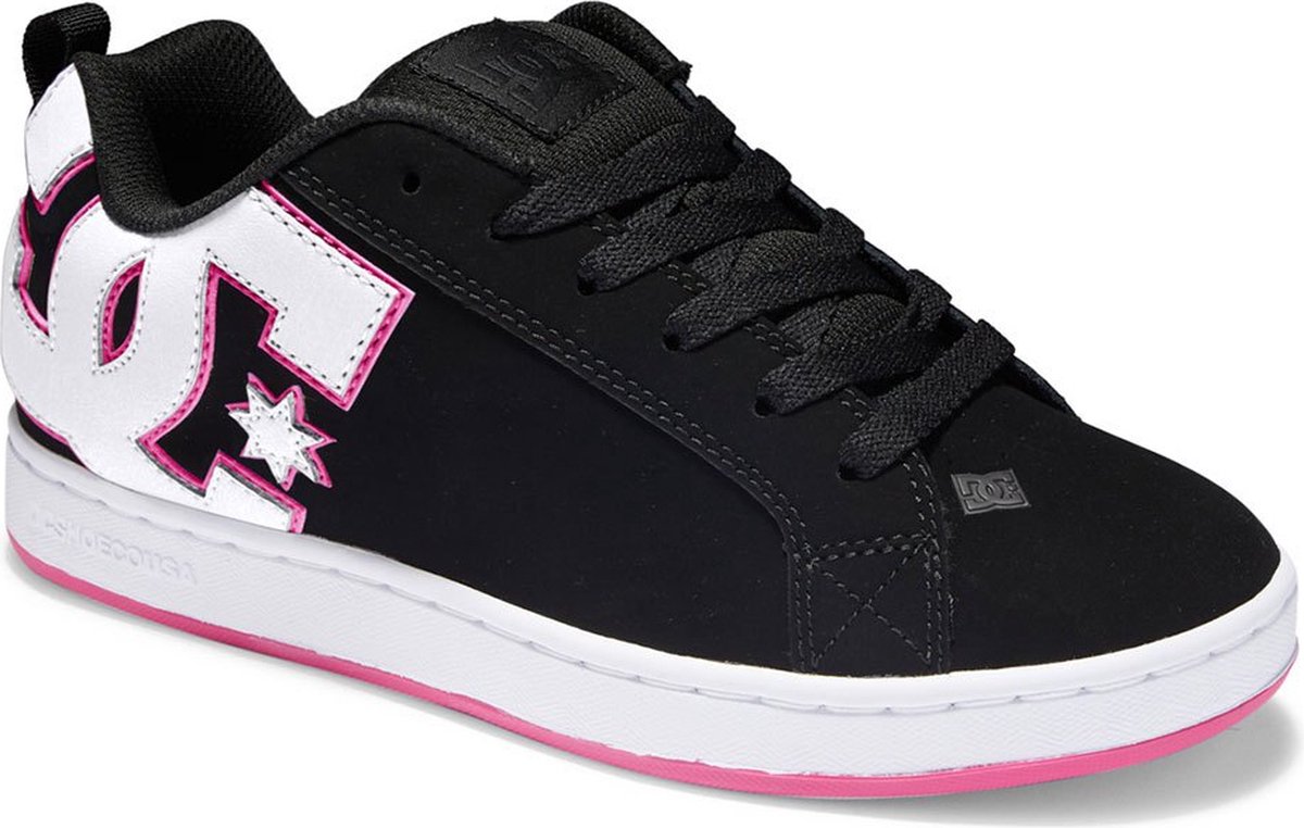 DC SHOES Court Graffik Sneakers Dames - Black / Pink / Crazy Pink - EU 36.5