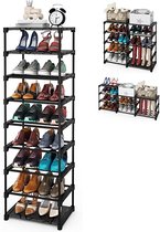 Shoe Rack Plastic / schoenenrek \ Office Shelf Open Shelves - Bookcase, Bookshelf, Standing Shelf, Easy Mounting for Living Room Bedroom Kitchen