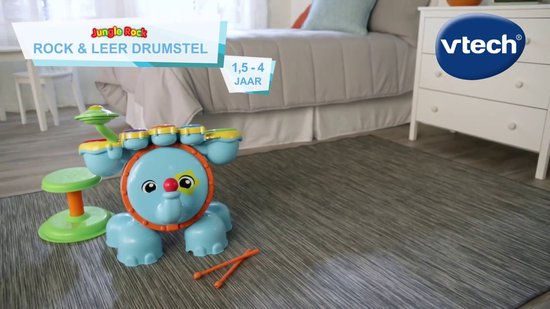 VTech Baby Rock & Leer Drumstel - Educatief Babyspeelgoed - 1.5 tot 4 Jaar  | bol.com