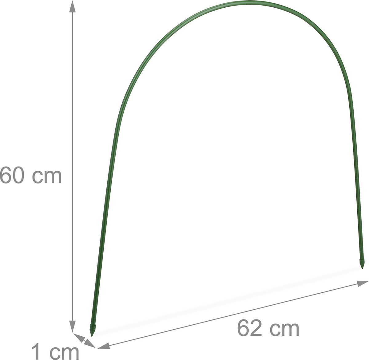 Tunnelbogen voor het bevestigen van een verhoogd bed