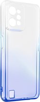 Case Geschikt voor Realme C31 Gradiëntontwerp Zachte siliconengel Ultradun perfecte vorm blauw