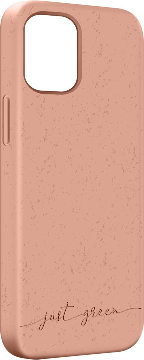 JUST GREEN, Beschermhoes Geschikt voor Apple iPhone 12/12 Pro Natura Recyclebaar, Beige