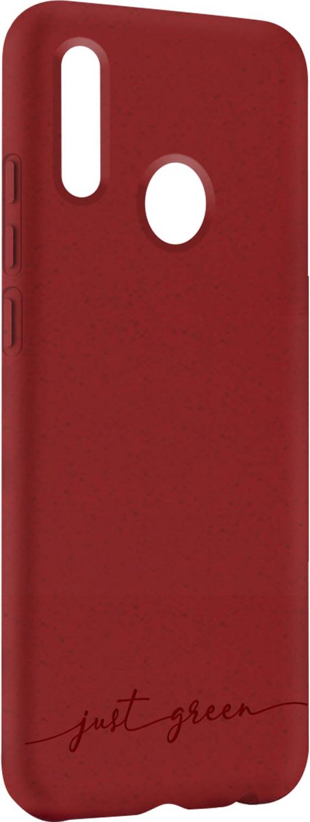 Huawei P Smart 2019, Honor 10 Lite biologisch afbreekbaar Just Green rode hoes