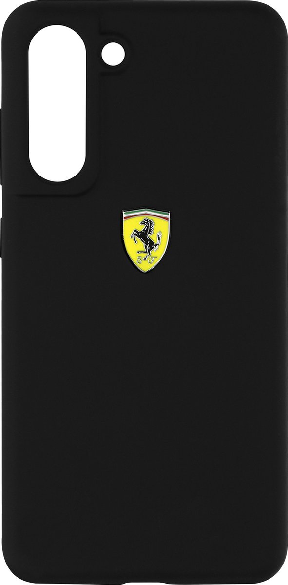 Ferrari SF Silicone Case hoesje geschikt voor Samsung Galaxy S21 FE (Fan Edition) - Zwart van Ferrari — afbeelding 2