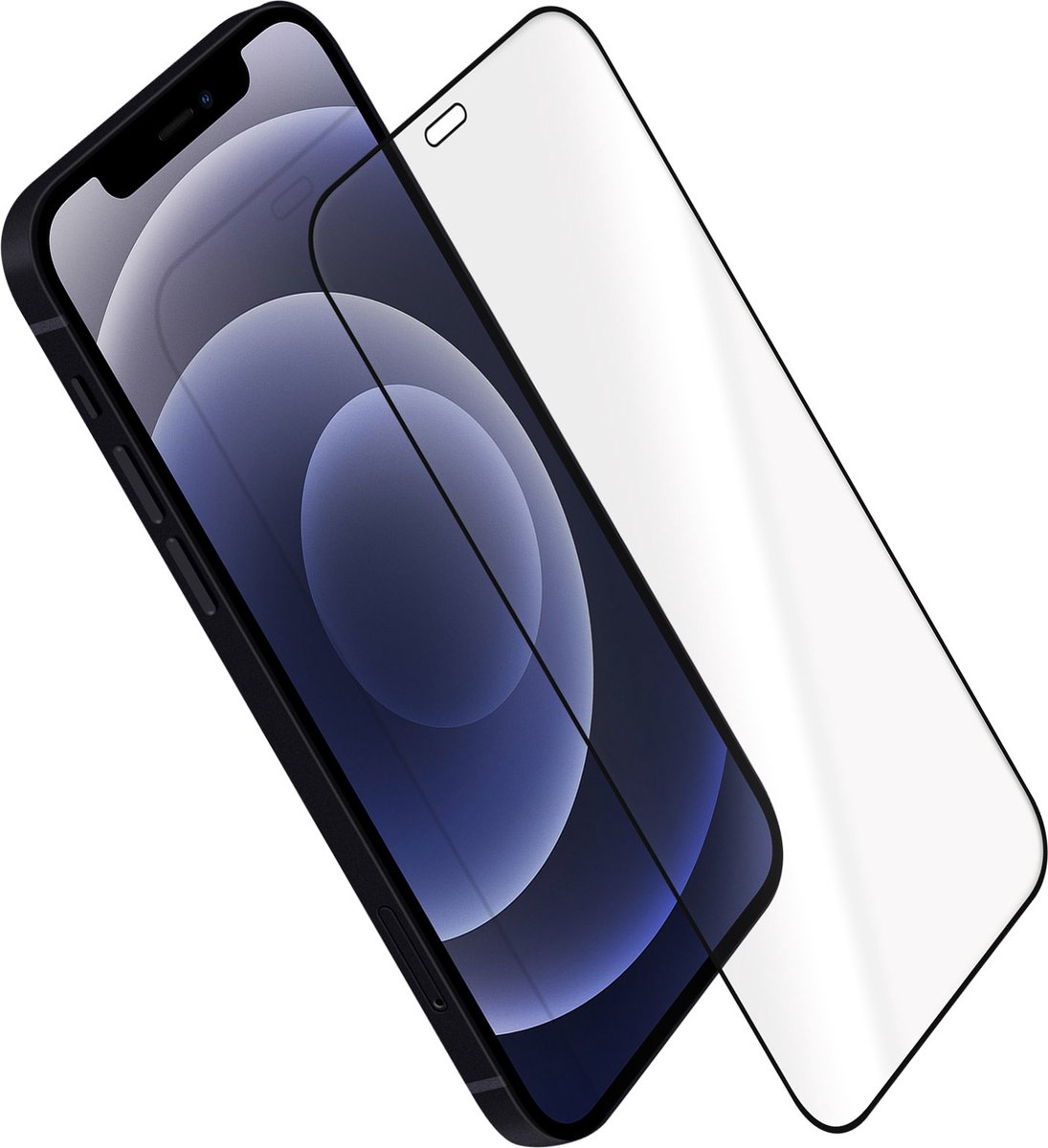 Gehard glas iPhone 12/12 Pro Ultrabestendig Schokbestendig Anti-vlek Blueo zwart