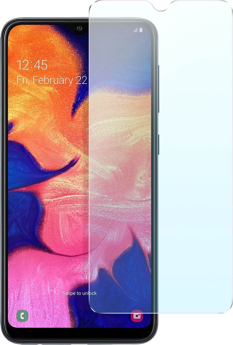Gehard Glas Geschikt voor Samsung Galaxy A10/M10 9H Anti-vlekken Zwart