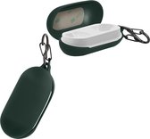 Housse Silicone Kwmobile Pour écouteurs Sony WF-C710N - Coque De Protection Antidérapante Vert Foncé