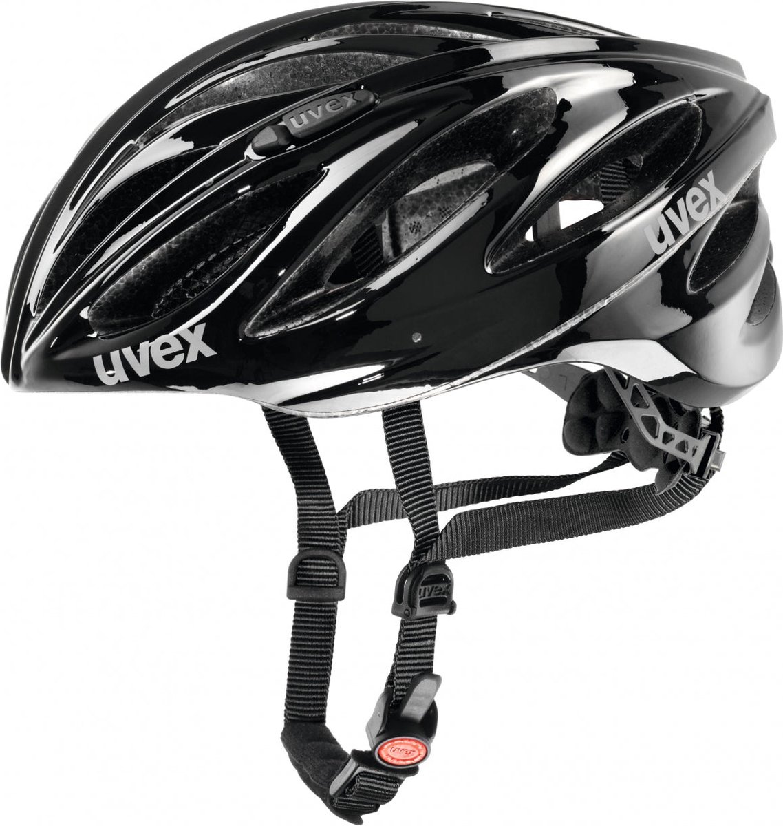 uvex Boss Race Fietshelm Black - Unisex - maat 55-60