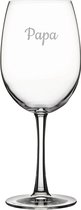 Verre à vin rouge gravé - 58cl - Papa