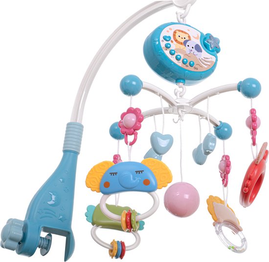 Lullaby ster boxmobiel blauw met 40 melodieën en 3 timer standen - Inclusief afstandsbediening - Met sterprojector van Moonie — afbeelding 2