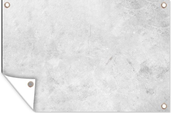 Muurdecoratie Marmer - Textuur - Grijs - Marmerlook - 180x120 cm - Tuinposter - Tuindoek - Buitenposter