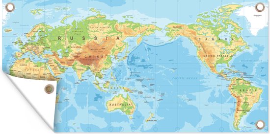 Wereldkaart - Atlas - Kleuren