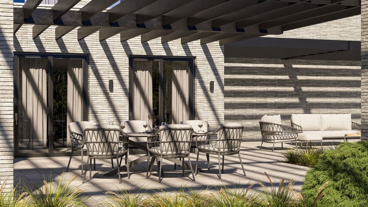 4 Seasons Outdoor Calpi fauteuil lounge dining - anthracite