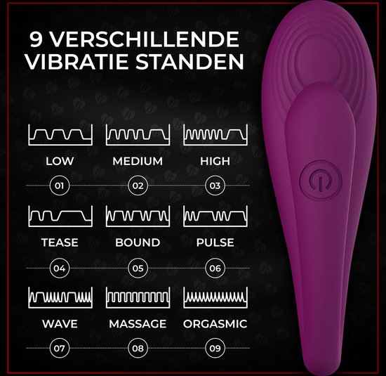 Blussers® Draagbare Vibrator voor Vrouwen - The Good® - Clitoris Stimulator - G Spot - Bedienbaar met Smartphone App - Paars