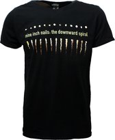 Nine Inch Nails NIN Downward Spiral Band T-Shirt Zwart