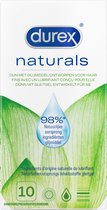 Durex Condooms Naturals - Extra Glijmiddel - 10 stuks