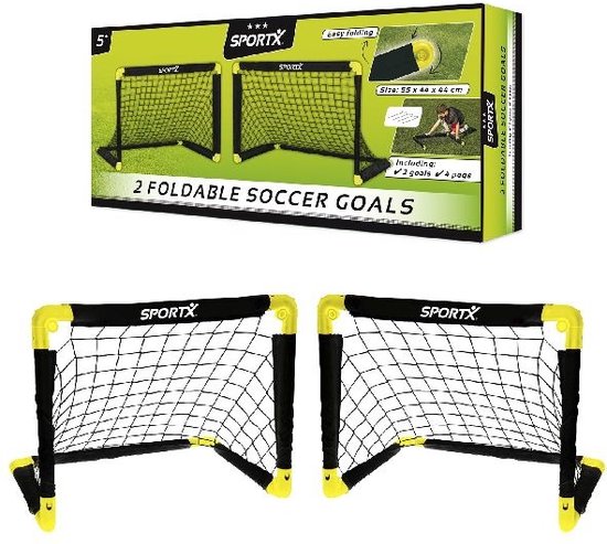 SportX Voetbaldoel Set 2 goals 55x44x44