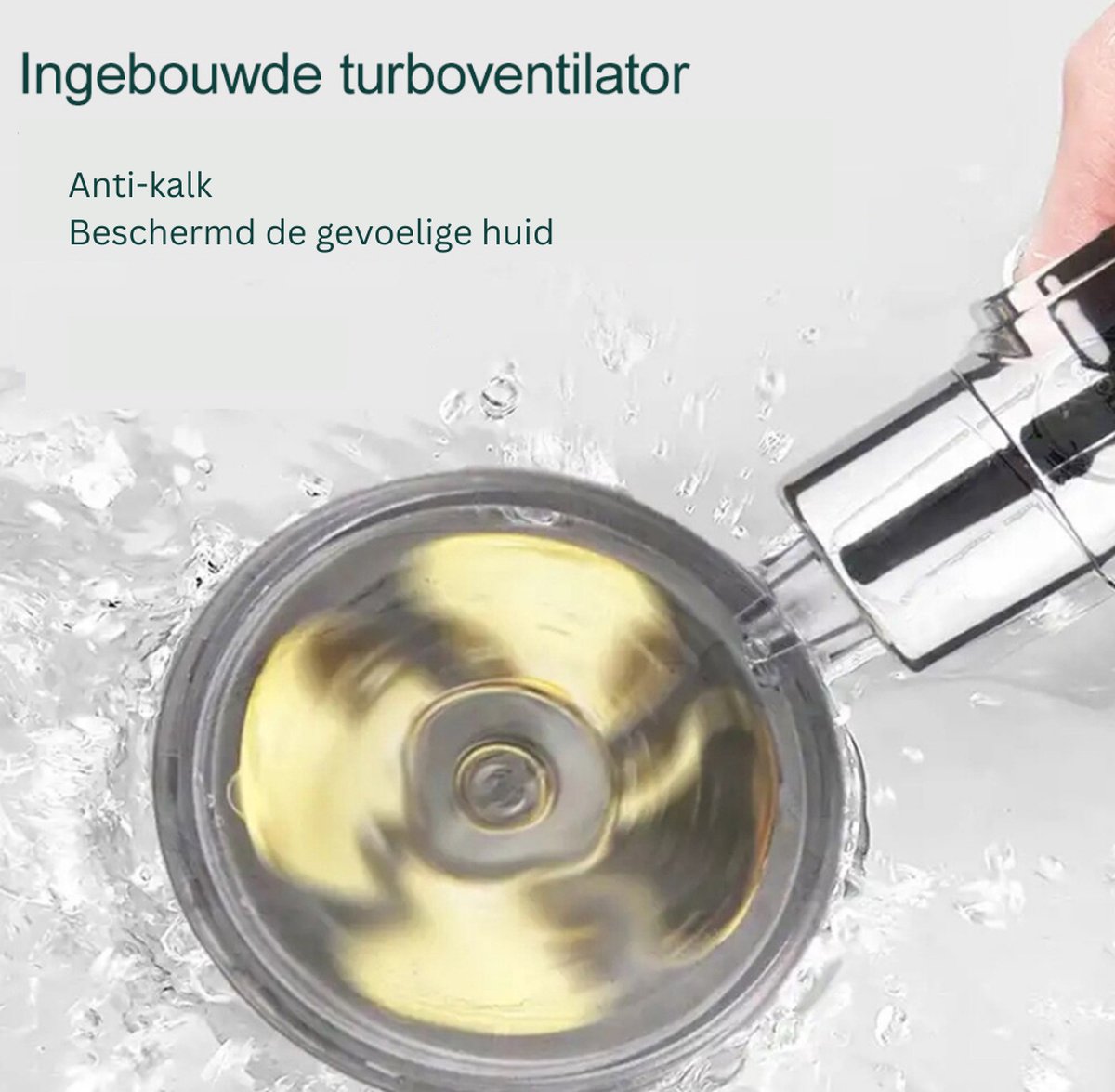 Waterbesparende Douchekop Douchekop Met Extra Filter Turbo Charged