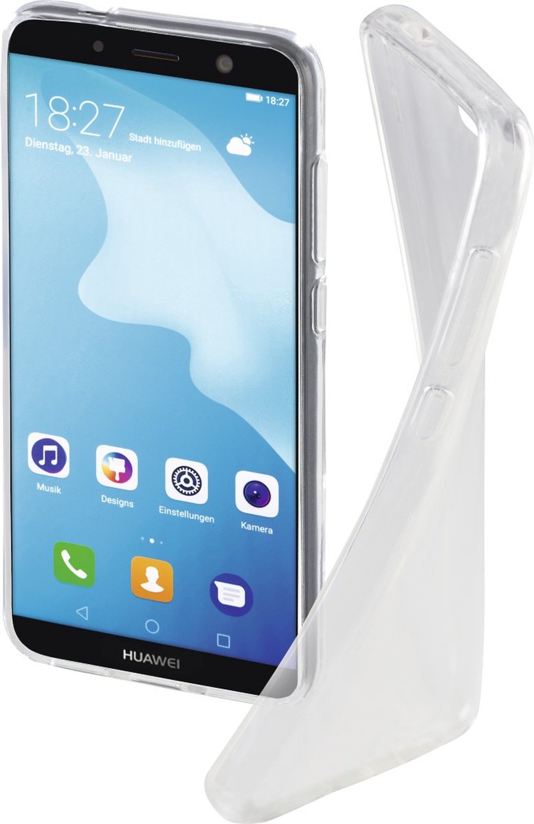Hama Cover "Crystal Clear" voor Huawei Y5 (2018), transparant