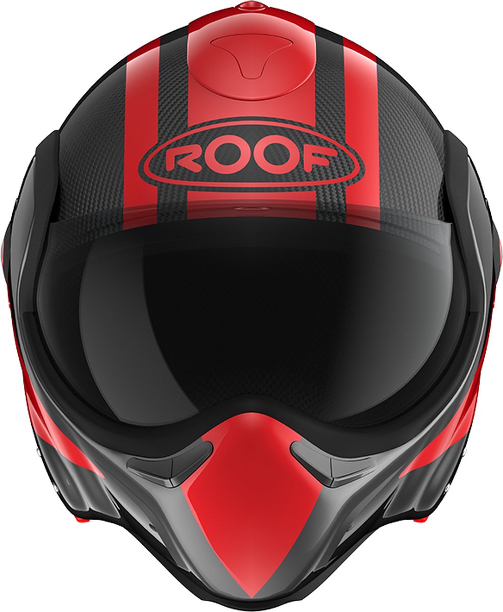 ROOF - Casque RO32 Desmo Fluo Noir Orange