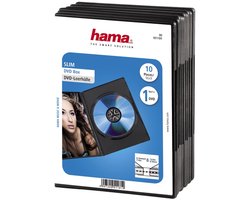 Hama DVD slim box 10-pack zwart