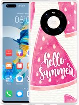 Huawei Mate 40 Pro Hoesje Summer Melon Designed by Cazy
