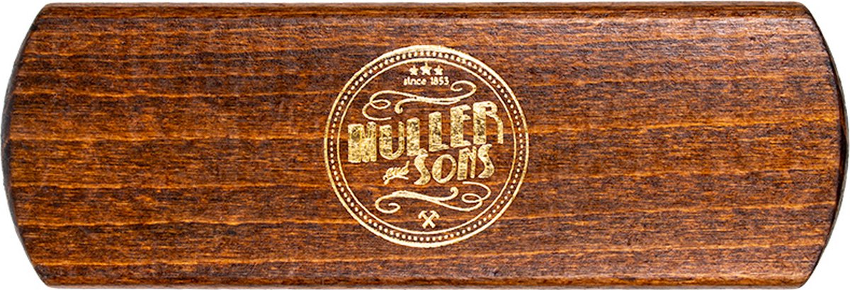 Muller & Sons | Luxe Uitwrijfborstel | Schoenborstel | 100% paardenhaar