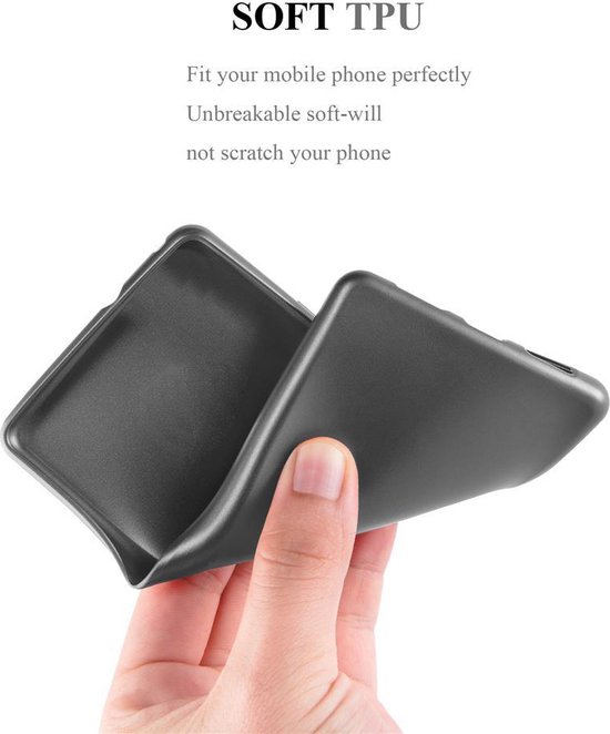 Coque Cadorabo pour Huawei P20 LITE 2018 / NOVA 3E en GRIS MÉTALLIQUE - Coque de protection en silicone TPU souple