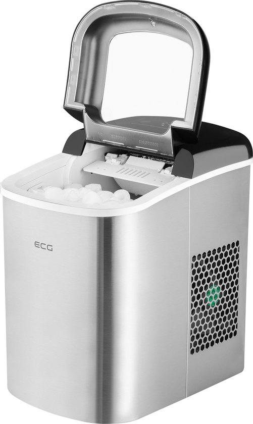 ECG ICM 1253 Iceman - IJsblokjesmachine - 12 kg ijs per dag - Compact en draagbaar - Roestvrijstalen van ECG — afbeelding 4