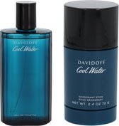 Davidoff Cool Water Bundel: Edt Spray 125ml + Deodorant Stick 70ml