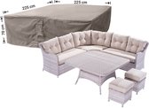 Raffles Covers loungesethoes - 225 x 225 H: 70 cm - RLS225225 - Waterdicht | Solution Dyed | UV-bestendig | Elastisch trekkoord | Airvents - Beschermhoes tuinmeubelen